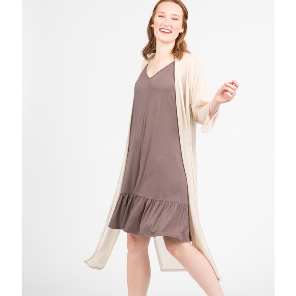 Agnes & Dora Slip Dress Cocoa